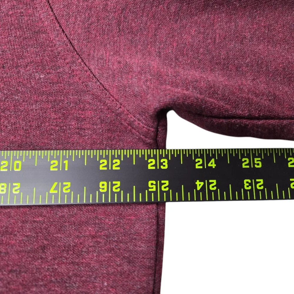 Peter Millar Crown Comfort Interlock 1/4 Zip Pullover Sweater Burgundy Red Large